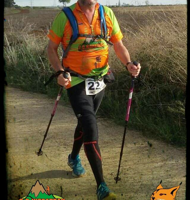 Angel Enrique en el Trail Doñana