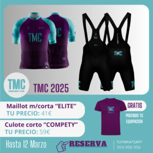 EQUIPACION CICLISMO TMC 2025
