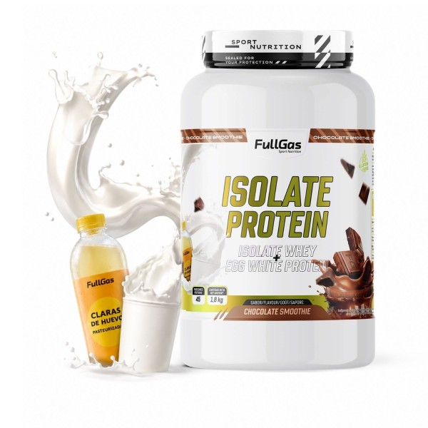 Isolate + Proteína Clara Huevo 900 grs